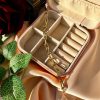 Stainless Steel Gold Plated Chunky Chain U Shape Linked Bracelet for Women