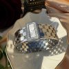 Elegant Silver Stainless Steel Cuff Bracelet with Mother of Pearl Centre Waterproof Anti Tarnish Free For Women