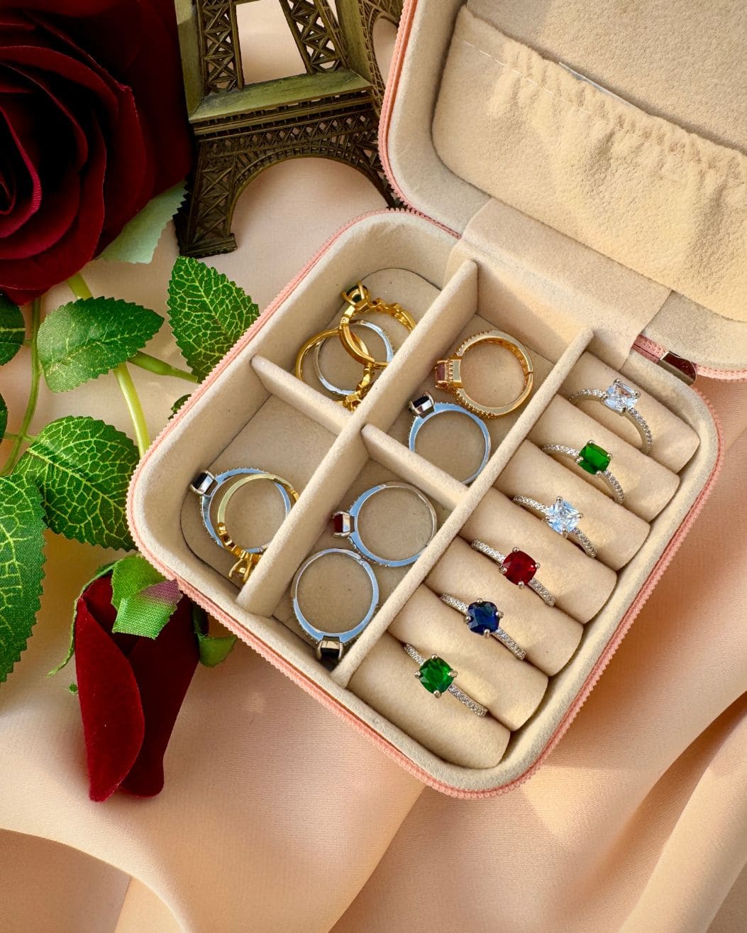 Zircon Solitaire Ring – Dainty Elegant Solitaire Ring