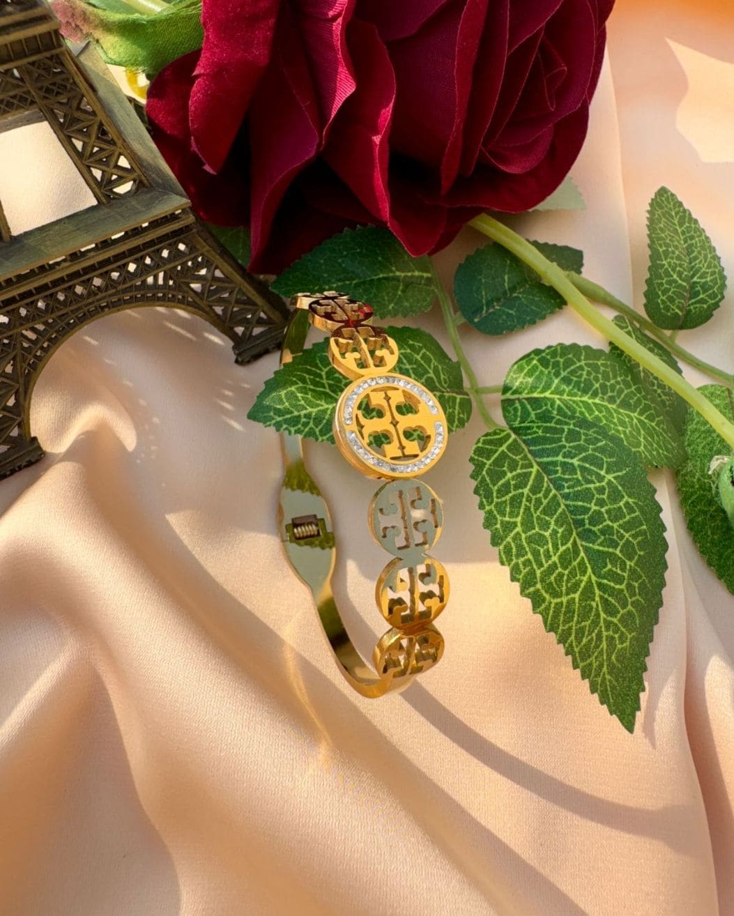 Tory Burch Handcuff Bangle —Trendy Handcuff-Style Bangle